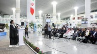Pemerintah Iran kemudian menggelar upacara pelepasan jemaah umrah kloter pertama sebagai momen bersejarah bagi Iran di Bandara Internasional Imam Khomeini di Teheran, Iran. Pelepasan itu dihadiri oleh pejabat tinggi haji Iran Seyyed Abdolfattah Navvab. (Foto: Ahamad Moeini Jam/IRNA)