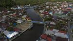 Potret Jembatan Ikonik di Pulau Bacan Hasil Swadaya Masyarakat