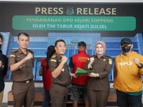 Kejati Sulsel Tangkap Sejoli Buronan Kasus Perzinaan di Makassar