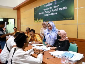 1.945 Penjaga Rumah Ibadah di Surabaya Terima Honor, Begini Pesan DPRD
