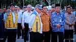 Momen Pak Bas Tinjau Proyek Pembangunan Tol Bayung Lencir-Lempino