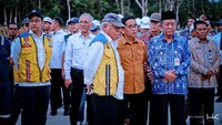 Agenda ini sebagai rangkaian kunjungan Basuki kerja ke wilayah Sumatera Selatan pada Kamis 18 April 2024.