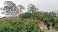 Potret Patung Dewi Kencana di Puncak yang Ditolak Warga