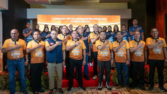Polri membentuk tim voli untuk diikutkan dalam Proliga 2024. Tim tersebut yakni Jakarta Bhayangkara Presisi dan Popsivo Polwan (dok istimewa)