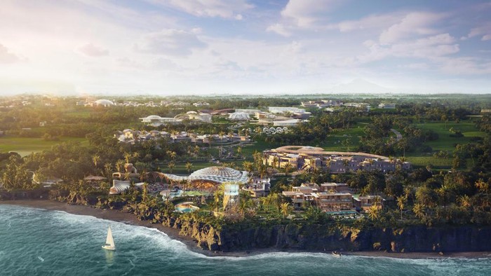 Potret Nuanu, Wilayah Kreatif Visioner Bali Siap Dibuka untuk Umum Nuanu, sebuah wilayah visioner yang menawarkan pengalaman transformasional dengan menggabungkan seni, budaya, inovasi, dan aspek sosial dijadwalkan resmi dibuka pada Juli 2024.