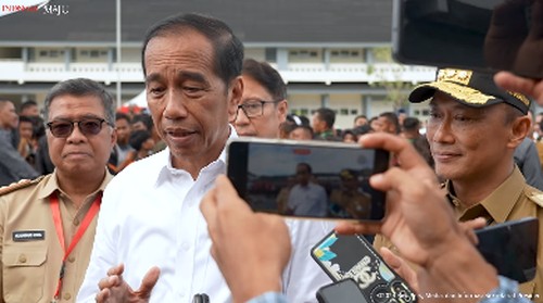 Presiden Jokowi di Mamuju