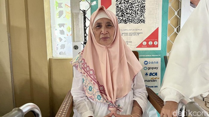 Siti Fatimah, salah satu calon haji asal Kota Bandung