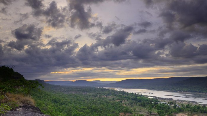 Taman Nasional Pha Taem di provinsi Ubon Ratchathani, Thailand