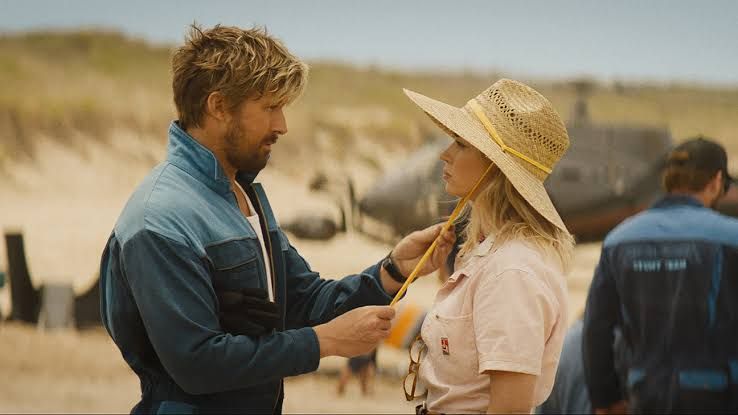 Cuplikan adegan dalam film The Fall Guy.