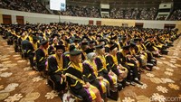 Universitas Moestopo melakukan wisuda untuk 1.077 mahasiswa dari Fakultas Kedokteran Gigi, Fakultas Ilmu Komunikasi, Fakultas Ilmu Sosial dan Ilmu Politik, Fakultas Ekonomi dan Bisnis, dan Program Pascasarjana. 