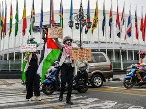 Seniman Pantomim Peduli Palestina