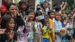 Antusias Warga Rusun Muara Baru Syukuran Bareng Wapres Terpilih Gibran