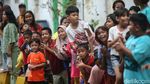 Antusias Warga Rusun Muara Baru Syukuran Bareng Wapres Terpilih Gibran