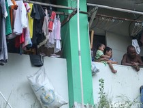 Antusias Warga Rusun Muara Baru Syukuran Bareng Wapres Terpilih Gibran