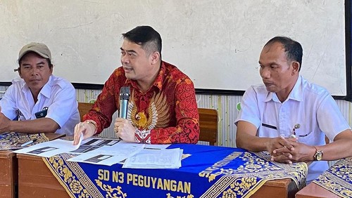 AWK di SDN 3 Peguyangan. (Instagram @aryawedakarna)