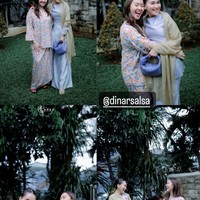 Ayu dan calon adik iparnya, Dinar Salsa, juga terlihat sudah begitu akrab. Dalam foto yang dibagikan terlihat keduanya tertawa dan berpose bersama. Foto: Instagram