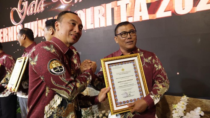 Humas Polda Gorontalo Raih Penghargaan Cipta Trending Topic dari Mabes Polri