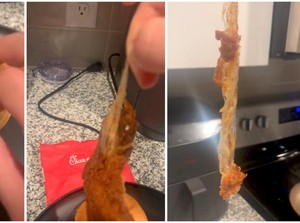 Kacau! Gegara Sepotong Plastik, Pelanggan Burger Ini Hampir Celaka