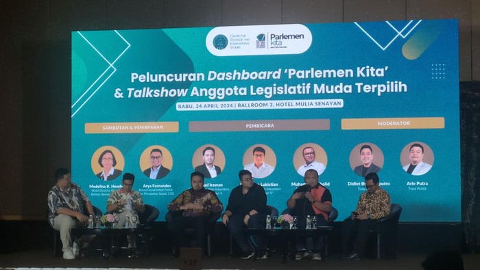 CSIS memaparkan paparan terkait anggota DPR terpilih termuda