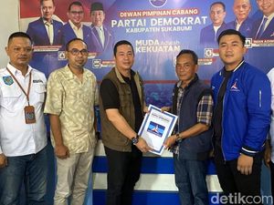 Kades Sukabumi Daftar Bacabup Sukabumi Lewat Demokrat