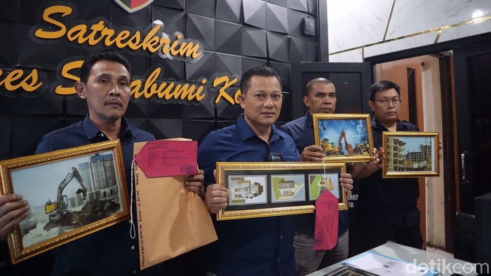 Ekspos perkembangan kasus investasi bodong berkedok gadai rumah di Sukabumi.