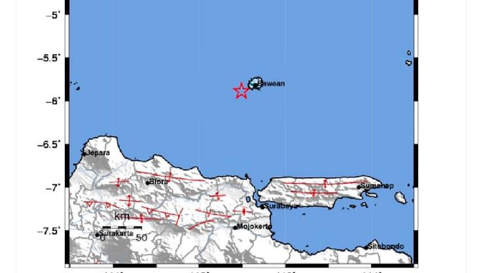 Gempa M 4,2 Guncang Tuban