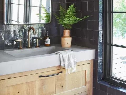 Inspirasi rumah bergaya industrial.