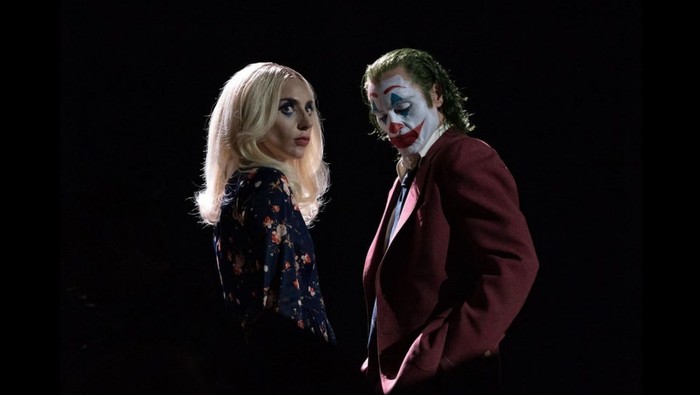 Cuplikan adegan dalam film Joker: Folie a Deux.