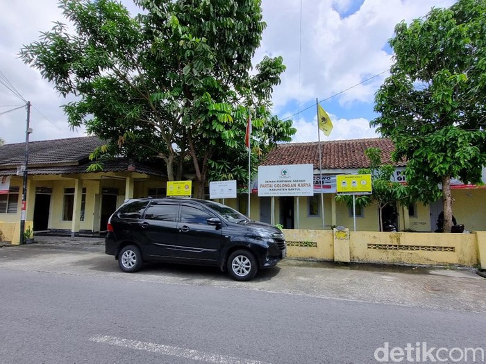 Kantor DPD II Golkar Kabupaten Bantul, DIY, Rabu (24/4/2024).