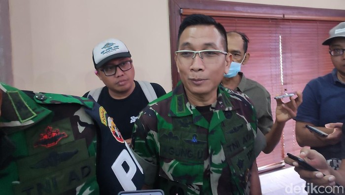 Kapendam IX/Udayana Kolonel Infanteri Agung Udayana saat ditemui beberapa waktu di Polda Bali. Foto: (Ahmad Firizqi Irwan).