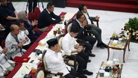Anies-Muhaimin juga menghadiri penetapan tersebut.  