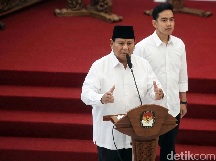 Prabowo-Gibran ditetapkan sebagai Presiden dan Wakil Presiden terpilih 2024. Hal itu ditetapkan KPU dalam rapat pleno hari ini.