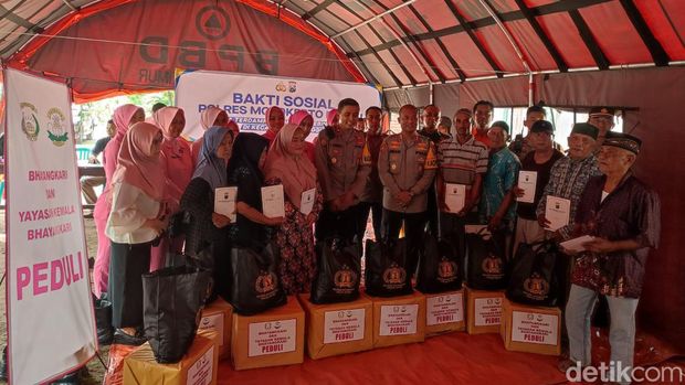 Lokasi longsor di Dusun Ketangi, Desa Ngembeh, Kecamatan Dlanggu, Mojokerto.