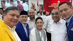 Momen Petinggi Parpol Dampingi Prabowo Saat Penetapan Presiden Terpilih