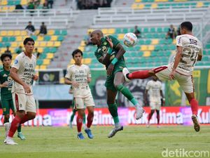 Persebaya Surabaya Tumbang Lawan Bali United di Kandang