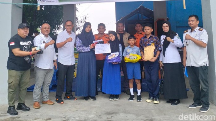 Posko Peduli Longsor Tator di Parepare, Siswa SD-SMP Ikut Sumbang Rp 55 Juta