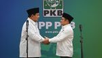 Potret Prabowo Temui Cak Imin di Markas PKB
