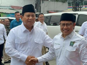 Prabowo Terkesan Anies-Cak Imin Hadiri Penetapan Presiden-Wapres Terpilih