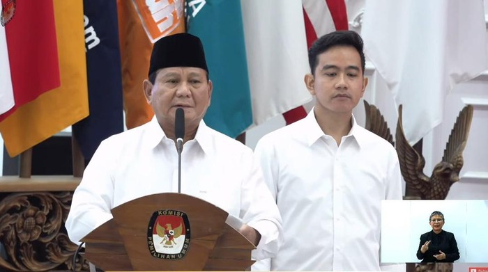 Prabowo: Saya dan Gibran Mohon Maaf Jika Ada Kata yang Kurang Berkenan