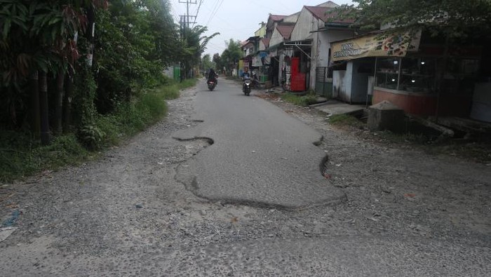 Ruas Simpang Gg Susuk Jalan Berdikari  (Elisabeth Christina/detikSumut)