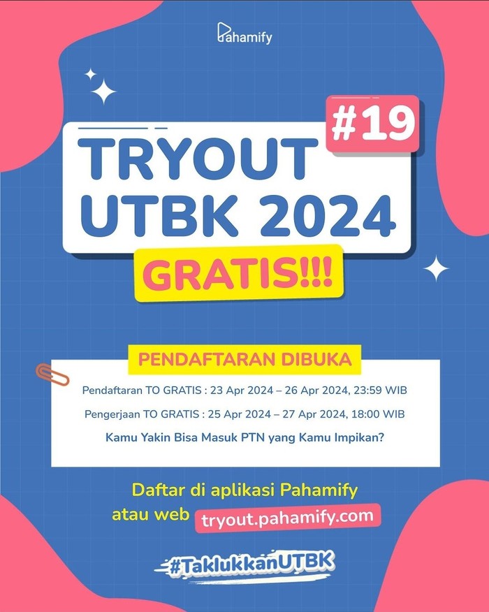 Tryout Pahamify