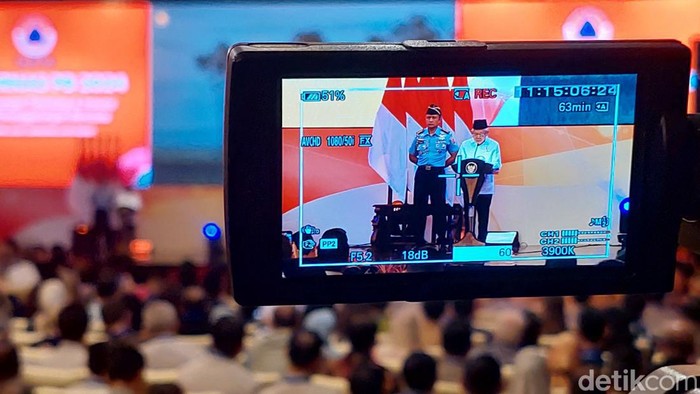 Wapres Maruf Amin di Rakornas PB 2024 di Bandung.