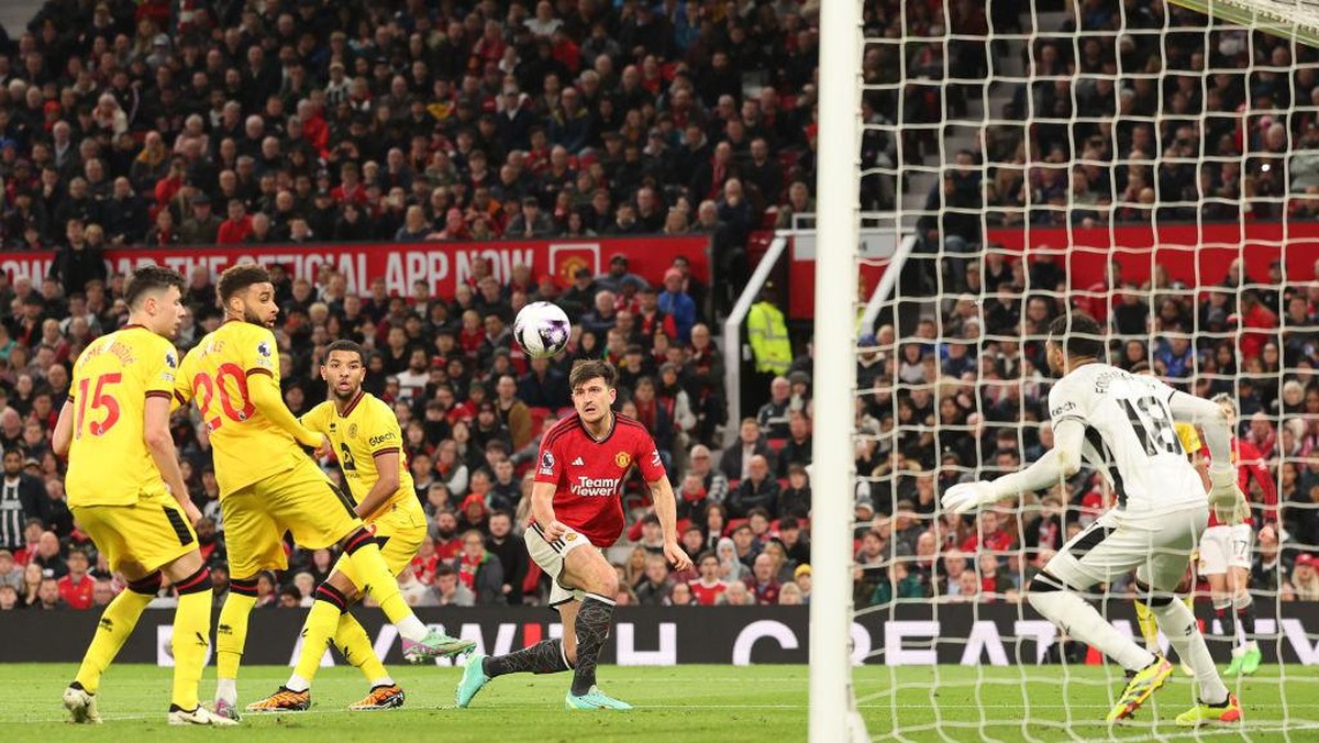 MU vs Sheffield United 1-1 di babak pertama (Foto: Getty Images/Matt McNulty)