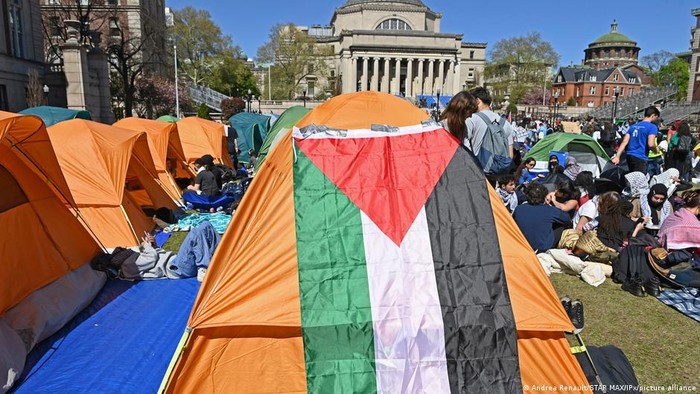 Demo Mahasiswa Pro-Palestina Meluas di Kampus-kampus AS