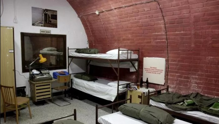 Eks Bunker Komunis di Brno, Republik Ceko, disulap menjadi hotel.