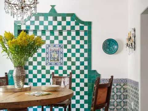 Inspirasi dekorasi di rumah bergaya mediterania.