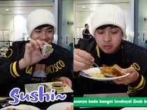 Kunjungi Kantor Google Amerika, Jerome Polin Mukbang Sushi hingga Kare