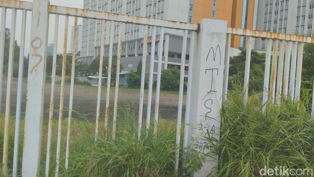 Kondisi terkini Wisma Atlet Kemayoran yang mau direnovasi, Kamis (25/4/2024).