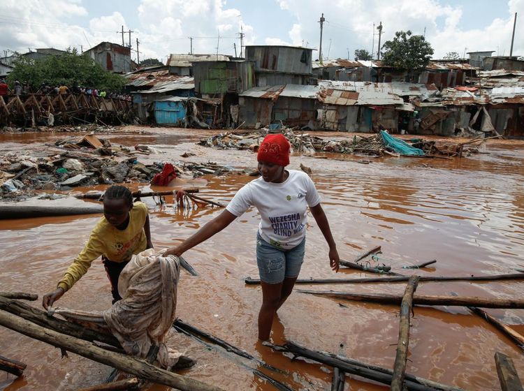 Penampakan Kenya Dilanda Banjir Bandang, Ribuan Warga Mengungsi