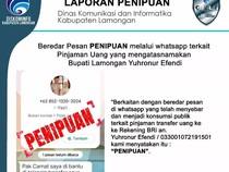 Bupati Lamongan Dicatut Penipu yang Minta Transfer Rp 25 Juta